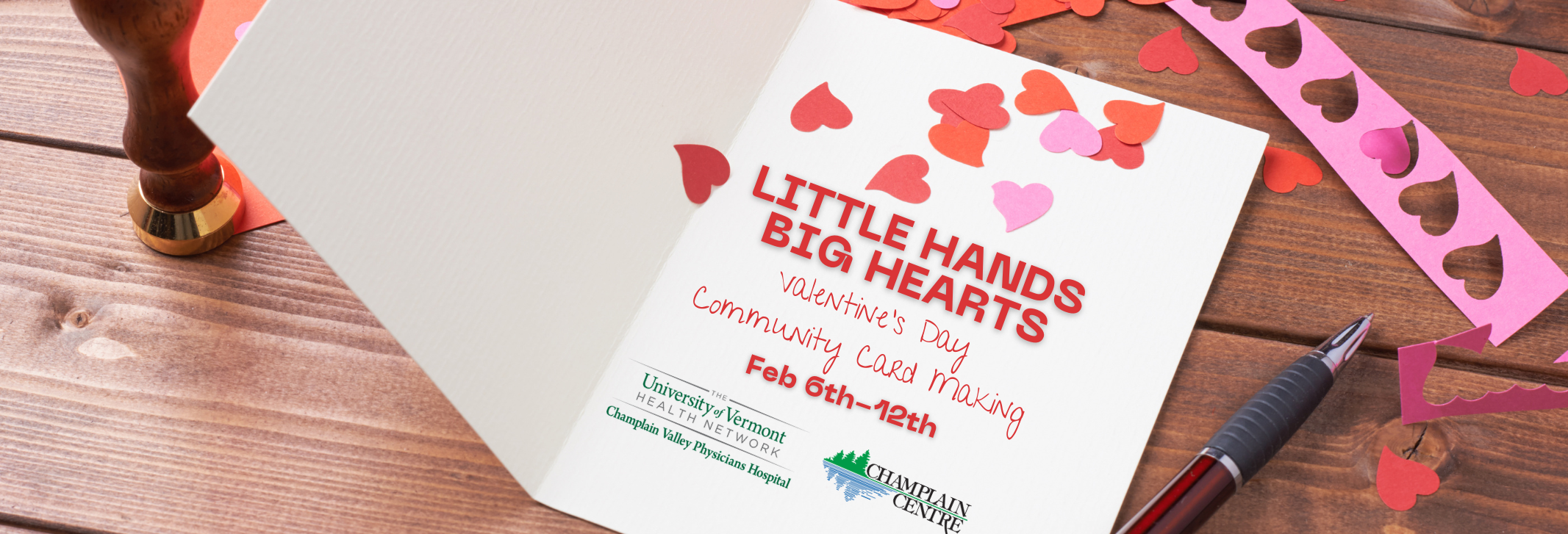 valentines Day community card making event image
